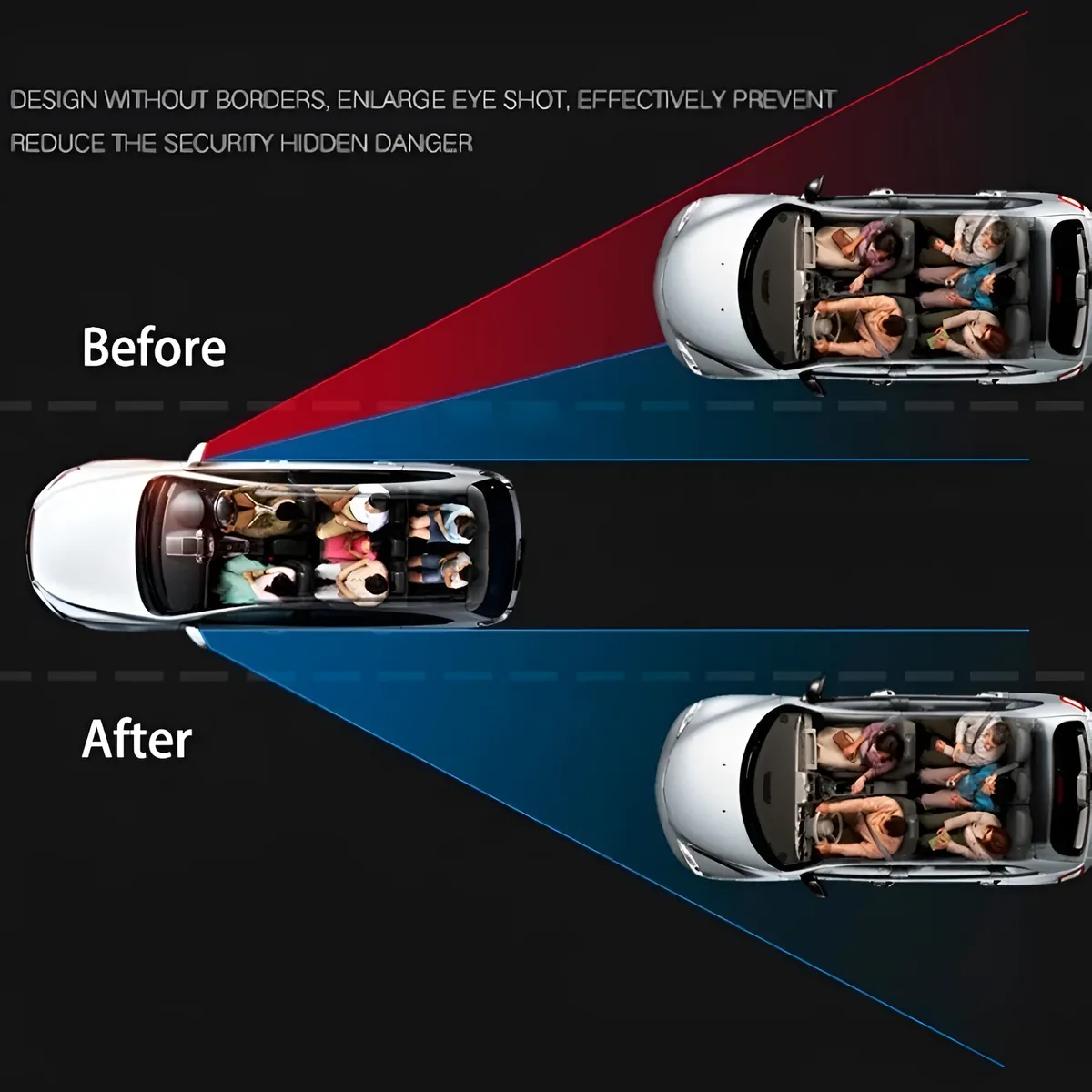 Blind Spot Driving Mirrors 5.8cm - White β photo 5