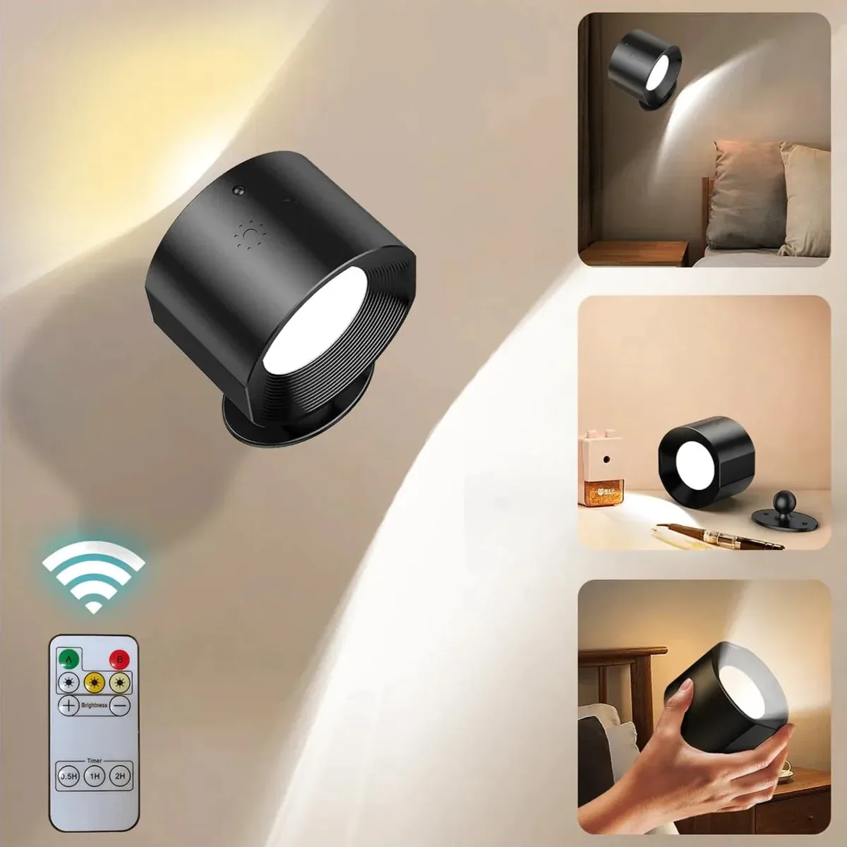 The LED Wall Lamp 3 colors - black — photo 3