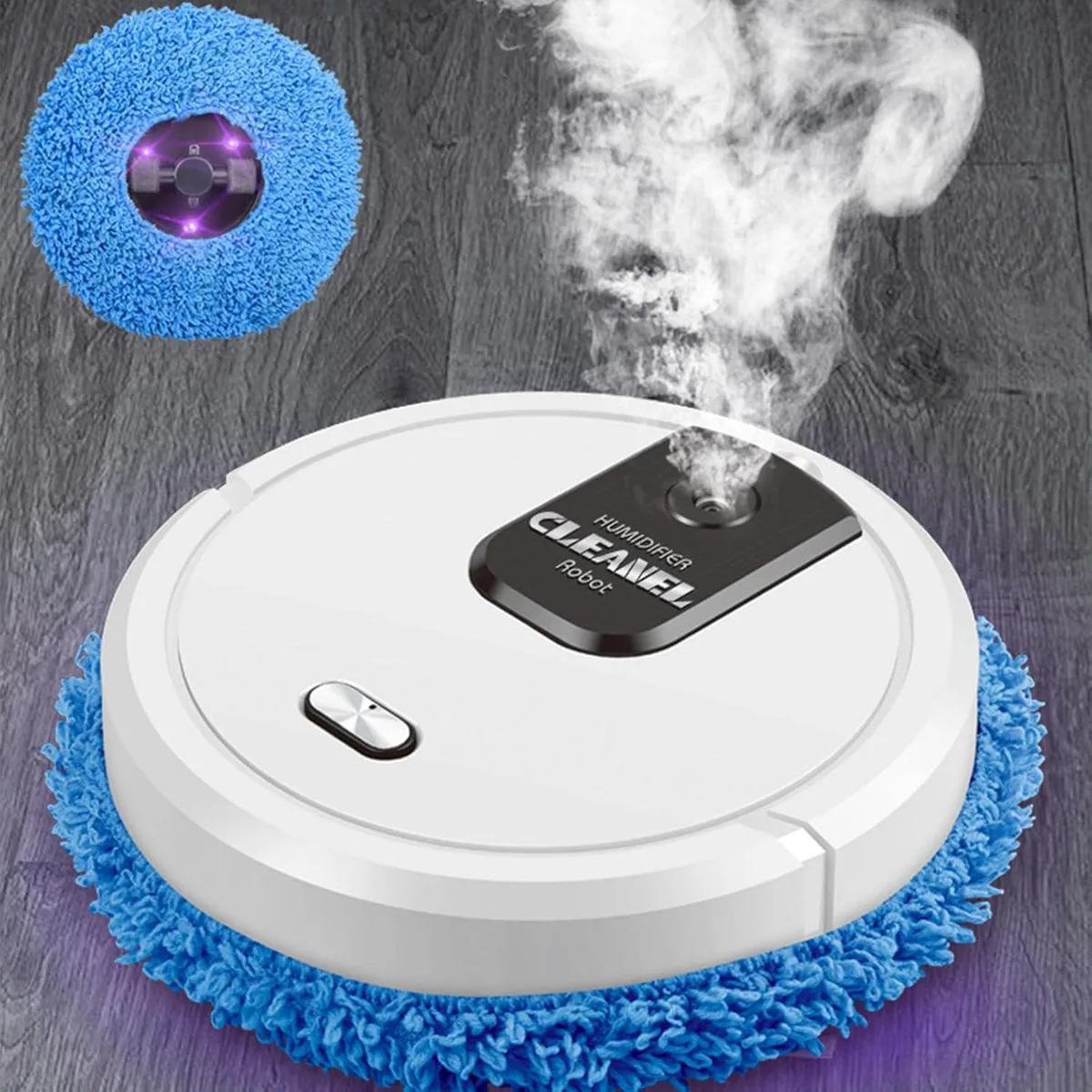 Robot Vacuum and Mop,Intelligent Sweeping Robot Automatic Floor - Black — photo 3
