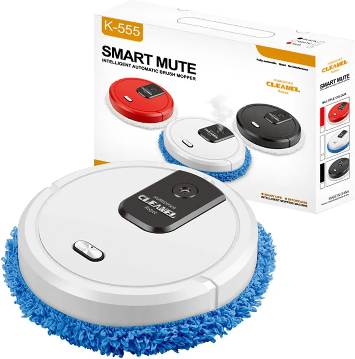 Robot Vacuum and Mop,Intelligent Sweeping Robot Automatic Floor - Black — photo 4