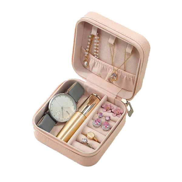 Multi-Functional Mini Jewellery Case LD-1006 - Pink