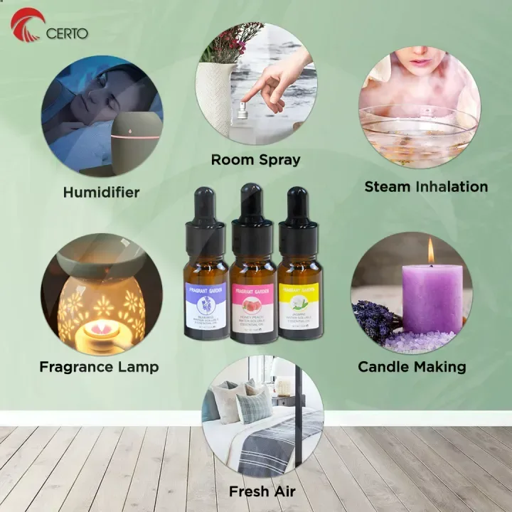 Fragrant Garden Water Soluble Fragrance Essential Oil 10ML Aroma Air Purifier Diffuser Humidifier - Westin — photo 3