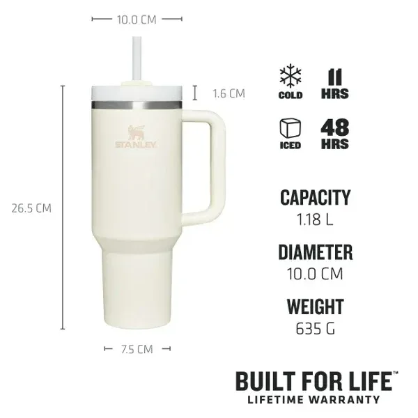 The Quencher H2.0 Flowstate™ Tumbler Stanley Cup - Light grey — photo 5
