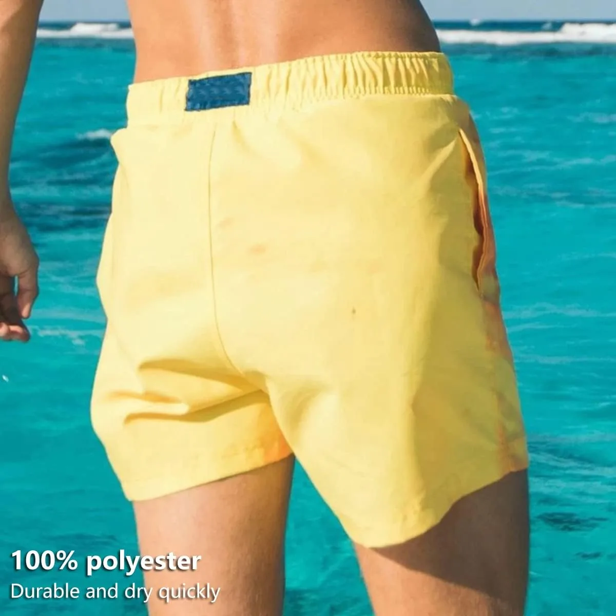 Color Changing Swimming Trunks for Men - Blue / L — photo 3