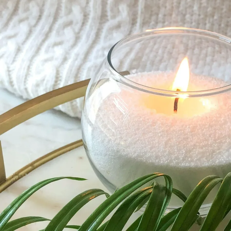 Pearl & Flame - Pearl Candles -white color - Red — photo 3