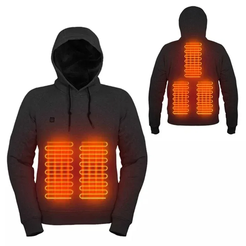 Self-Heating Hoodies for Men Women - Black / L β photo 8