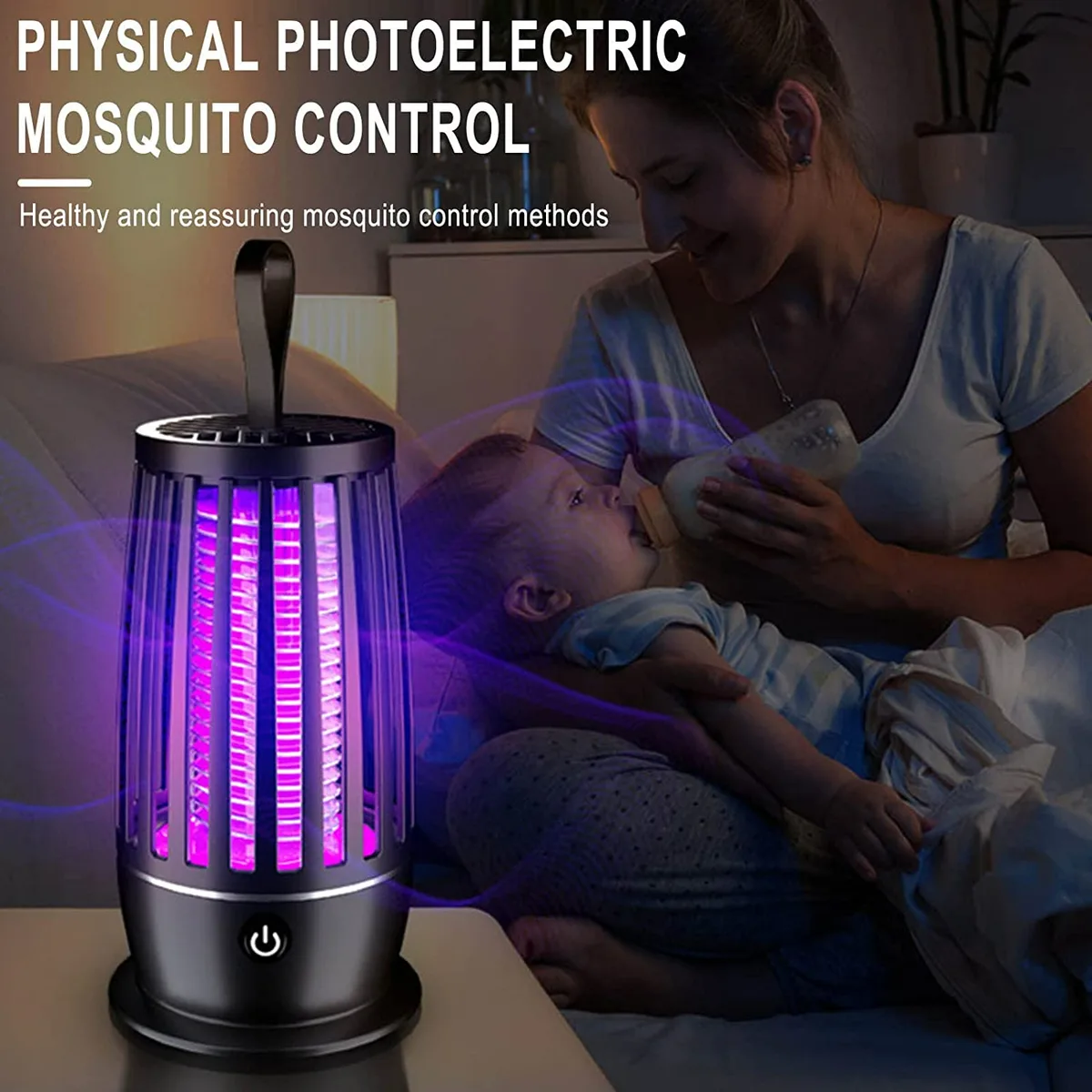 Portable Led Mosquito Killer - White — photo 3