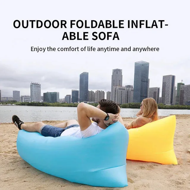Waterproof Outdoor Portable Inflatable Sofa Fast Installation - Red β photo 2