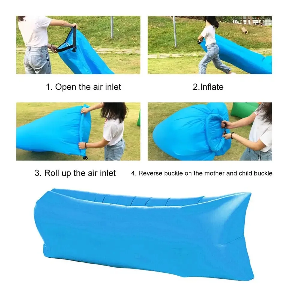 Waterproof Outdoor Portable Inflatable Sofa Fast Installation - Red β photo 4