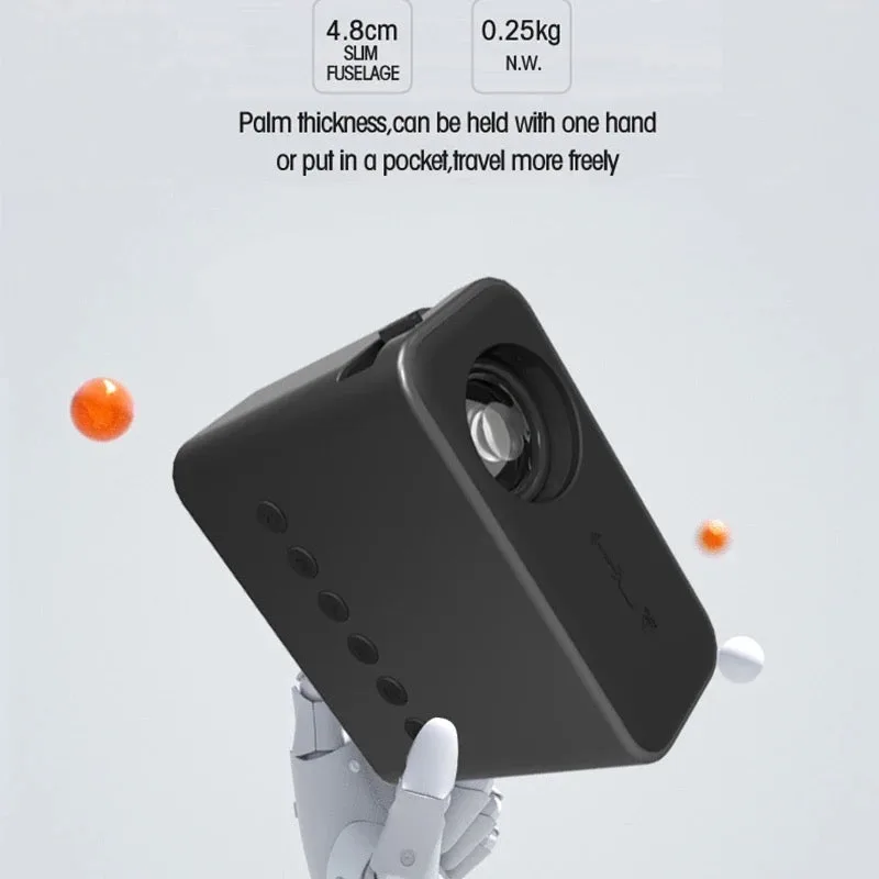 2024 New Home Cinema Mini Projector - White — photo 3