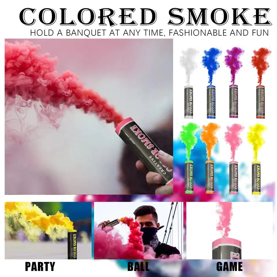 Colorful Smoke Effect Part - Orange