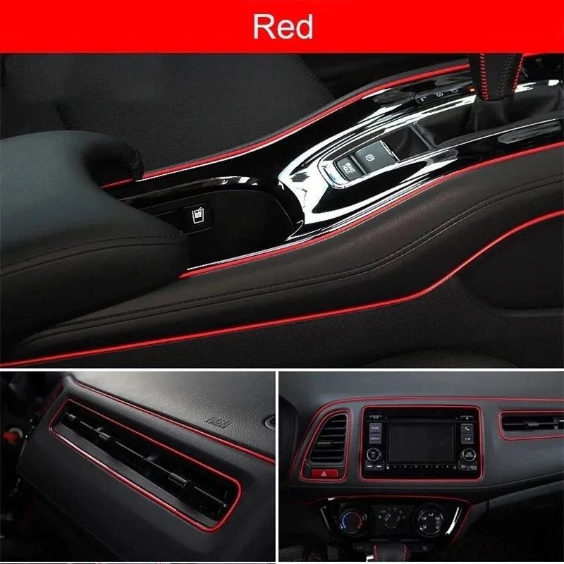 5 Meter Car Interior & Exterior Decoration Trim Strip line Dashboard - Gold — photo 7