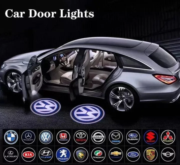 2PCS Car Door Logo Light Projector For All Car With Sensor - Hyundai