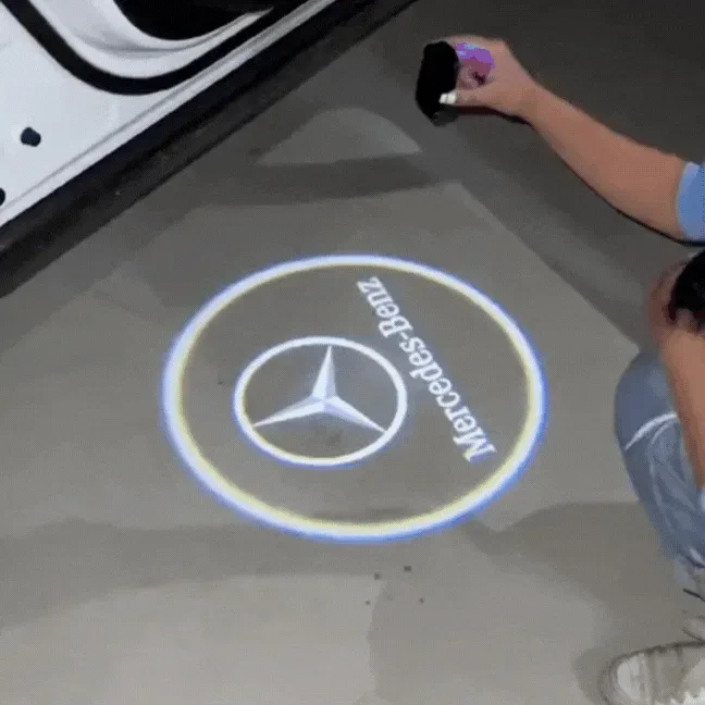 2PCS Car Door Logo Light Projector For All Car With Sensor - Renault β photo 2