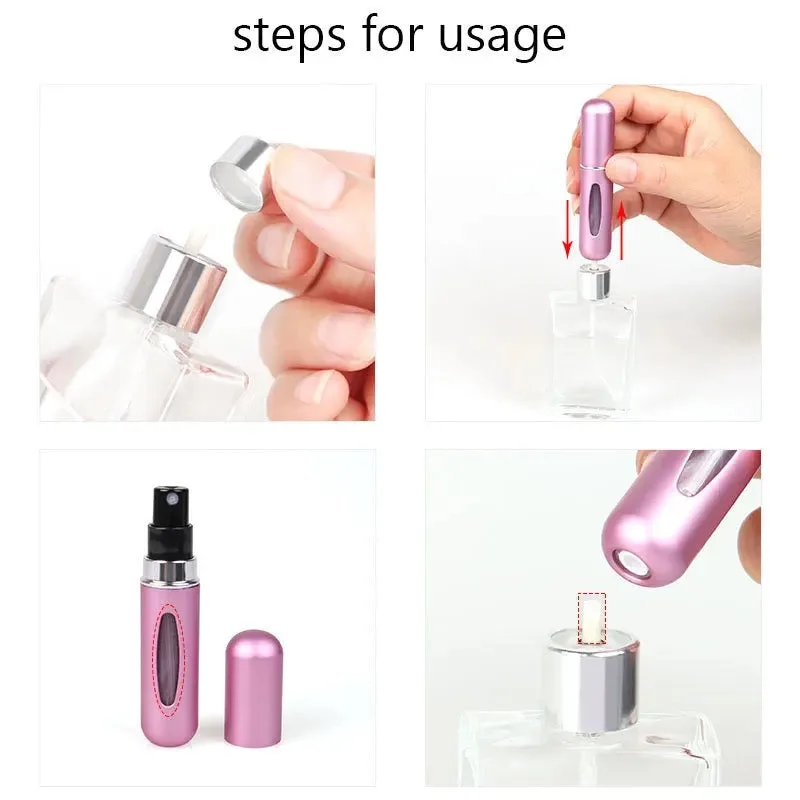 Mini Refillable Pocket Perfume - Silver — photo 4
