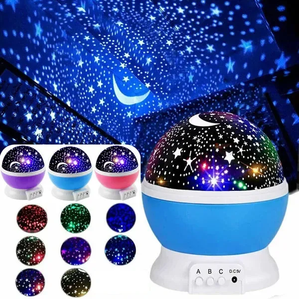 Star Master Dream Rotating Projection Lamp - Purple