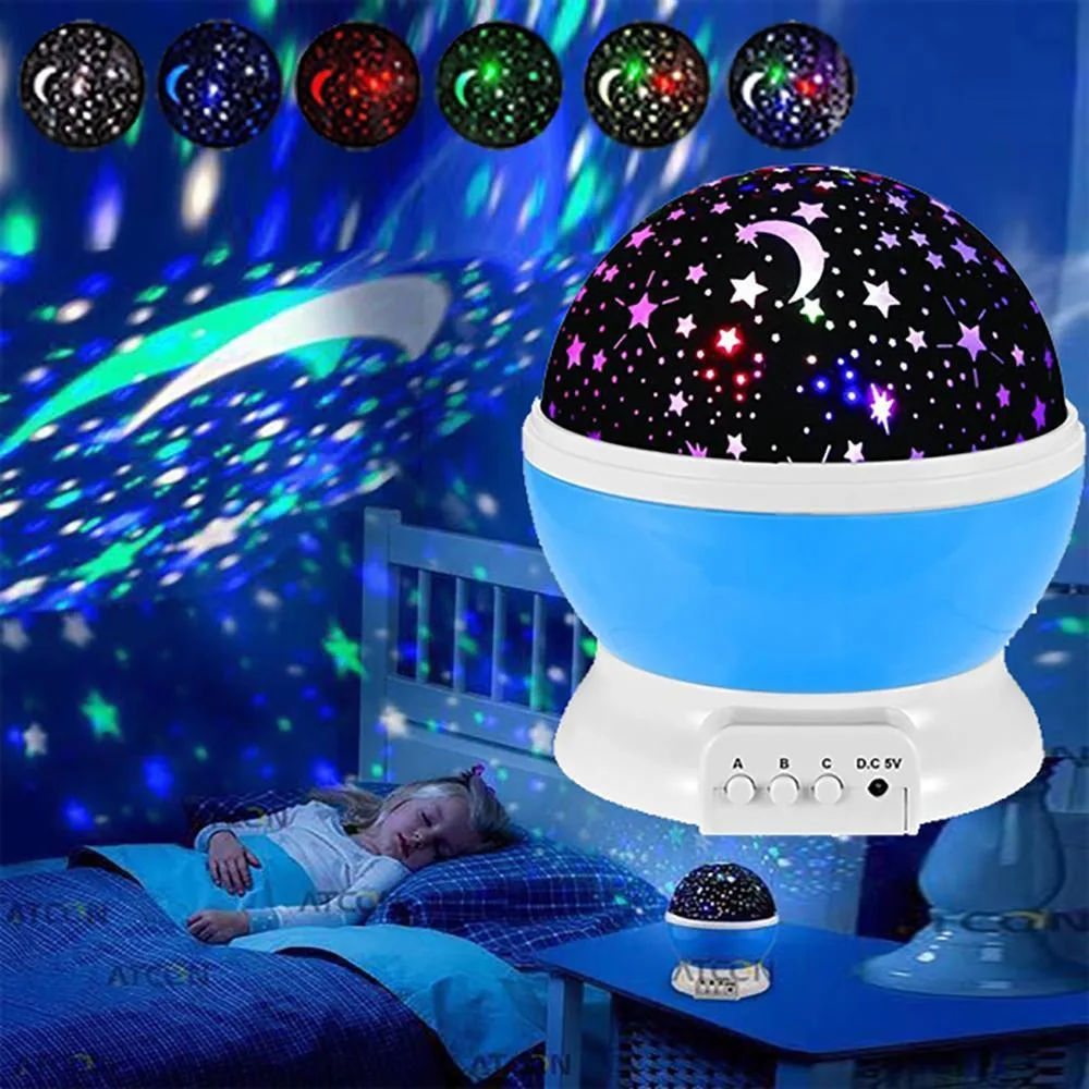 Star Master Dream Rotating Projection Lamp - Blue — photo 2
