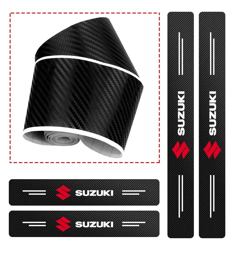 4 Pcs Car Door Logo Stickers Carbon Fiber - Honda — photo 4