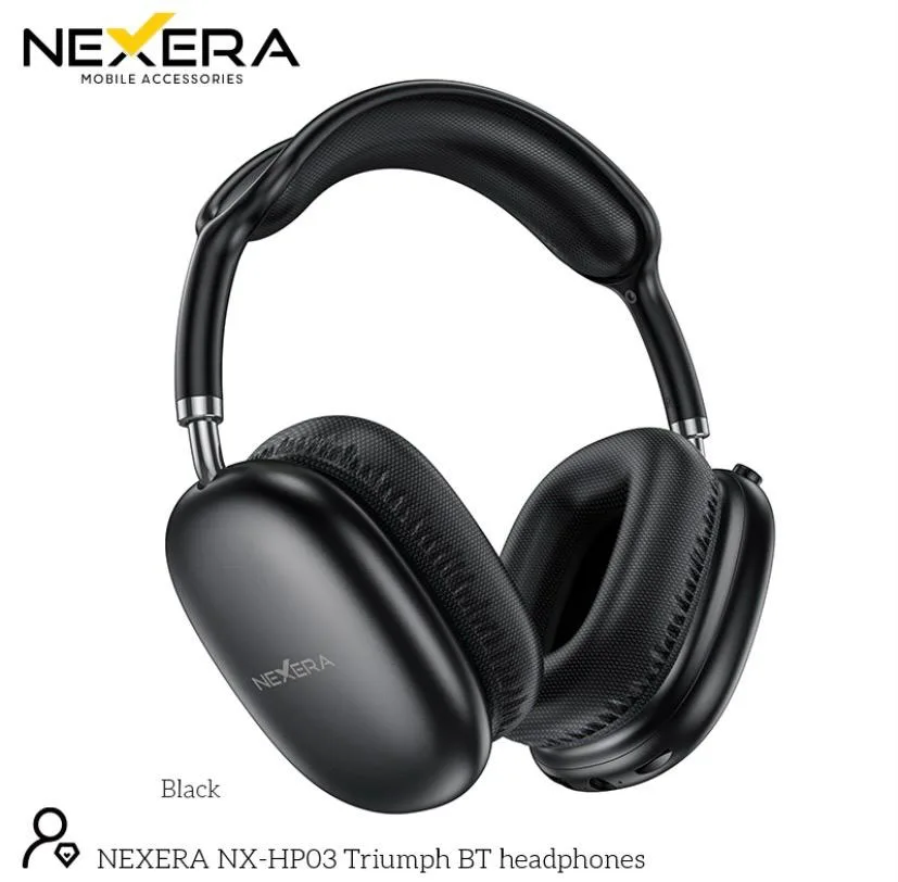 Nexera Wireless Headphone - Top-notch Quality NX-HP03 - Black β photo 2