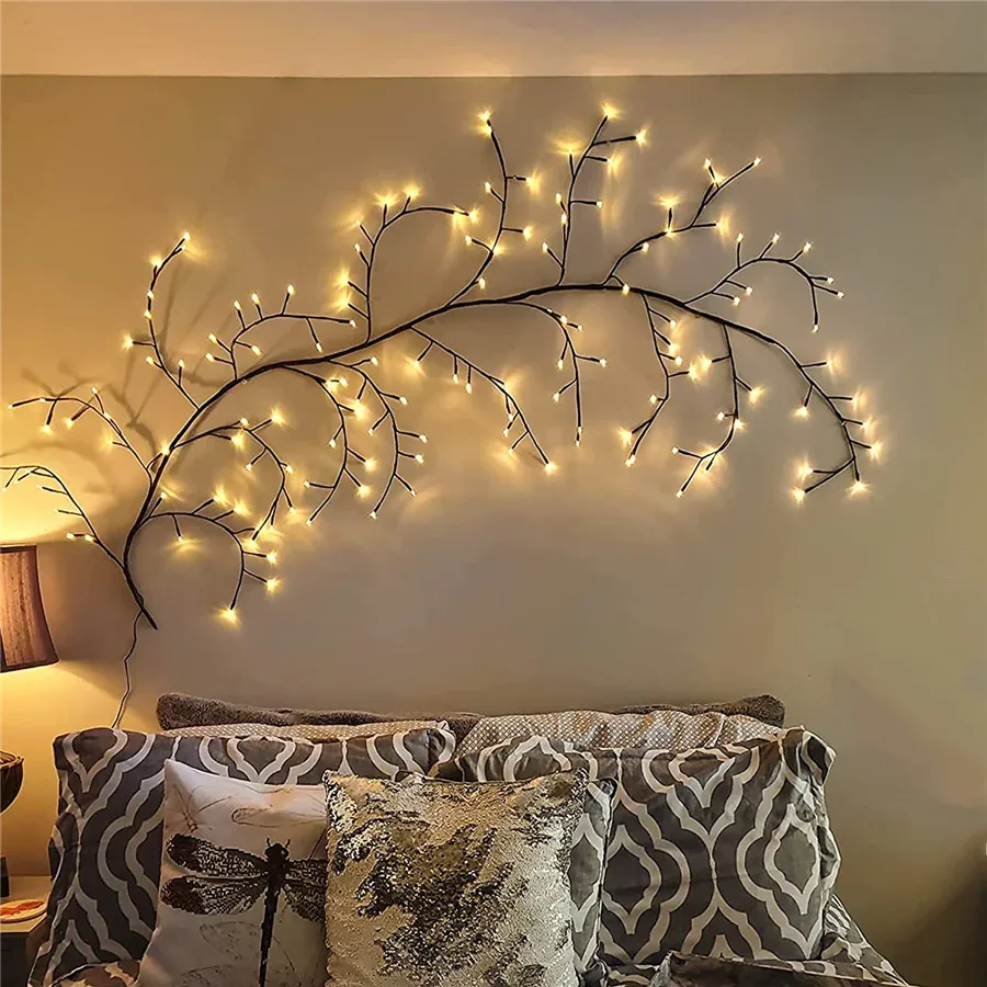 LED Tree Branch Lighted Indoor Home Decor Artificial Plants - Tree Led Warm Light — photo 2