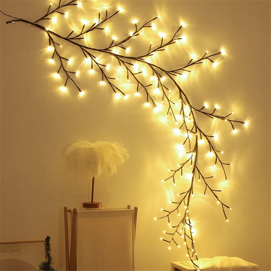 LED Tree Branch Lighted Indoor Home Decor Artificial Plants - Tree Led Warm Light β photo 3