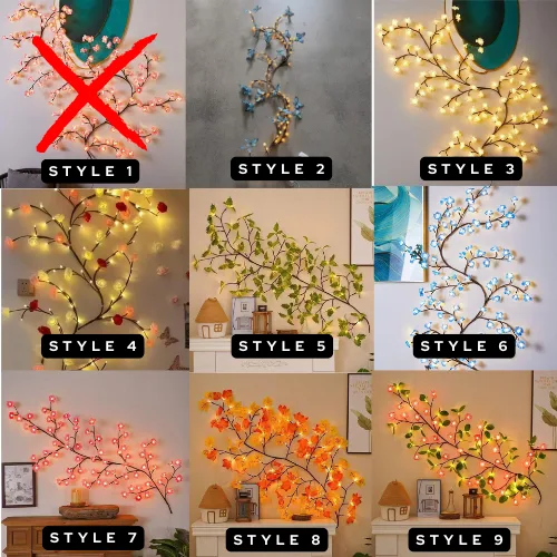 LED Tree Branch Lighted Indoor Home Decor Artificial Plants - Tree Led Warm Light — photo 8