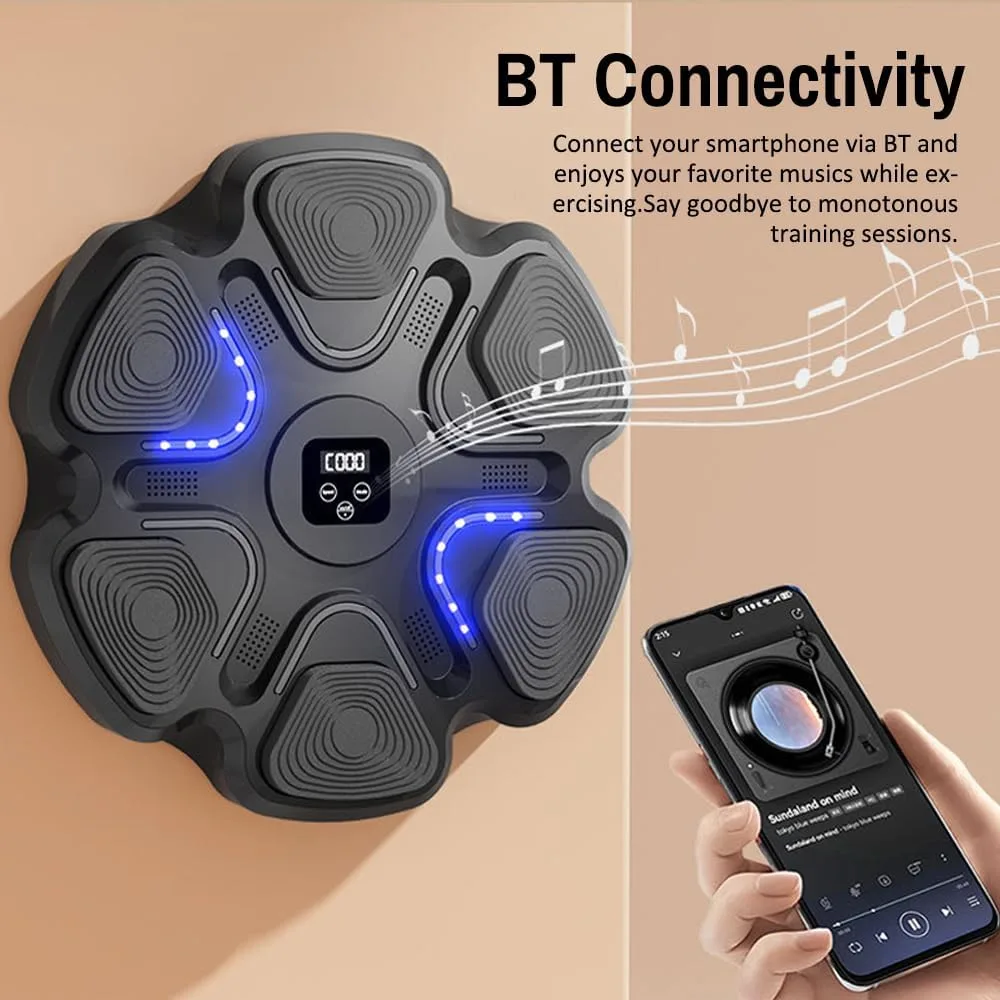 Smart Musical Boxing Machine BT Wall-Mounted Boxing Target - Without Boxing Gloves — photo 3