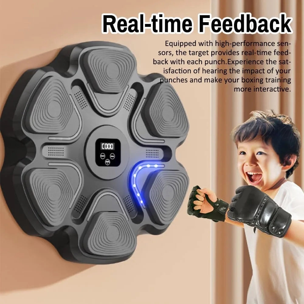 Smart Musical Boxing Machine BT Wall-Mounted Boxing Target - Without Boxing Gloves β photo 4