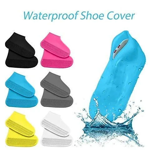 WaterProof Shoe Covers, Reusable Silicone Rain Shoes Cover - Yellow / Small β photo 2