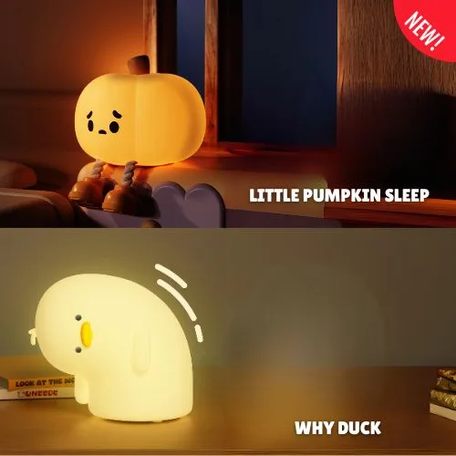 Night Light, Duck Lamp, Silicone Dimmable Nursery Nightlight, Rechargeable LED Bedside Lamp - Duck-1 β photo 3