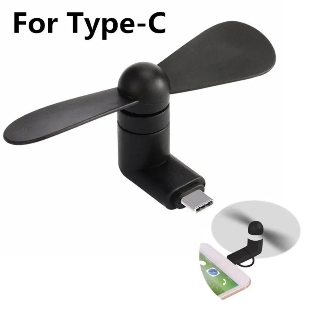 Portable Mini Phone Fan For Iphone / TypeC / Sumsung - Iphone — photo 7