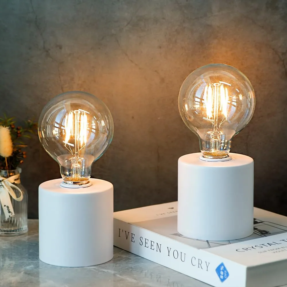 Retro Glow Rechargeable LED Lamp – Premium Aesthetic Table Light - 1 Pcs — photo 2
