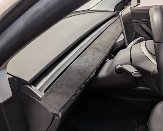 Alcantara Wrap Car Interior Design Decor - 40cm x 300cm Light Grey β photo 4