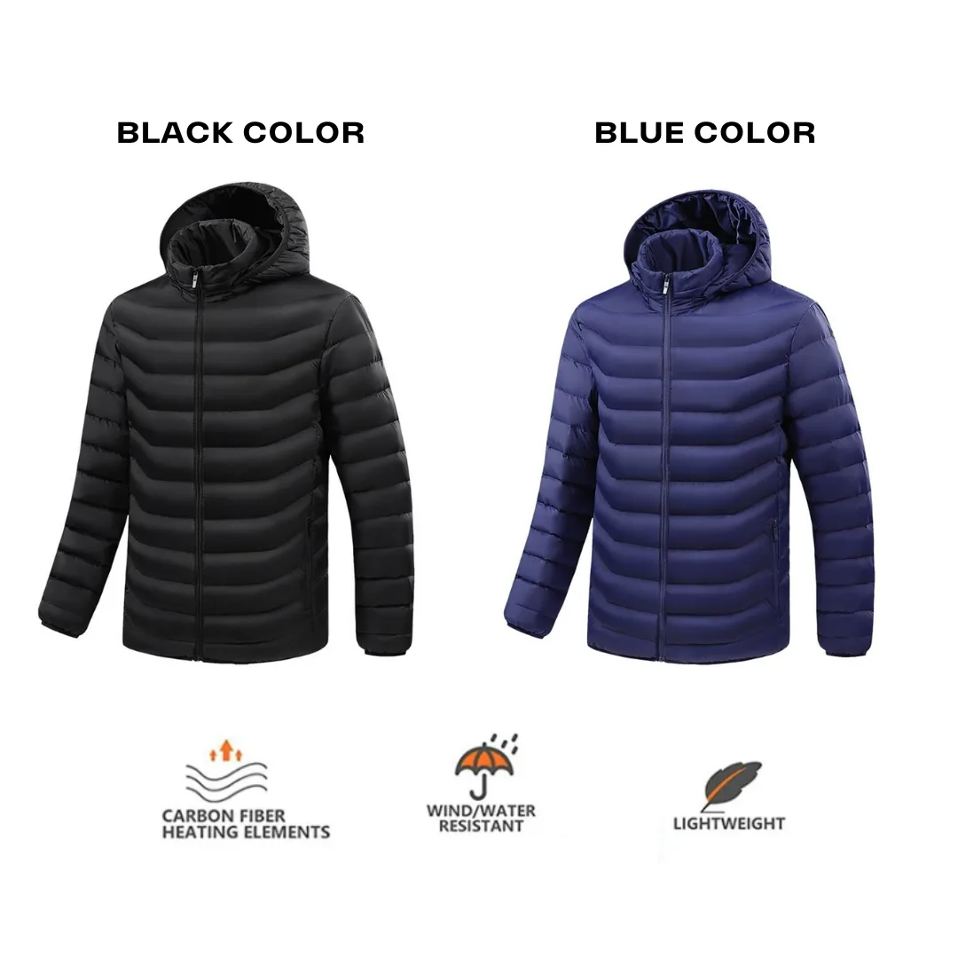 Heating Jacket Outdoor Coat USB Electric Heated Jackets - Black / 2XL / With 20000 Mah Powerbank — photo 7