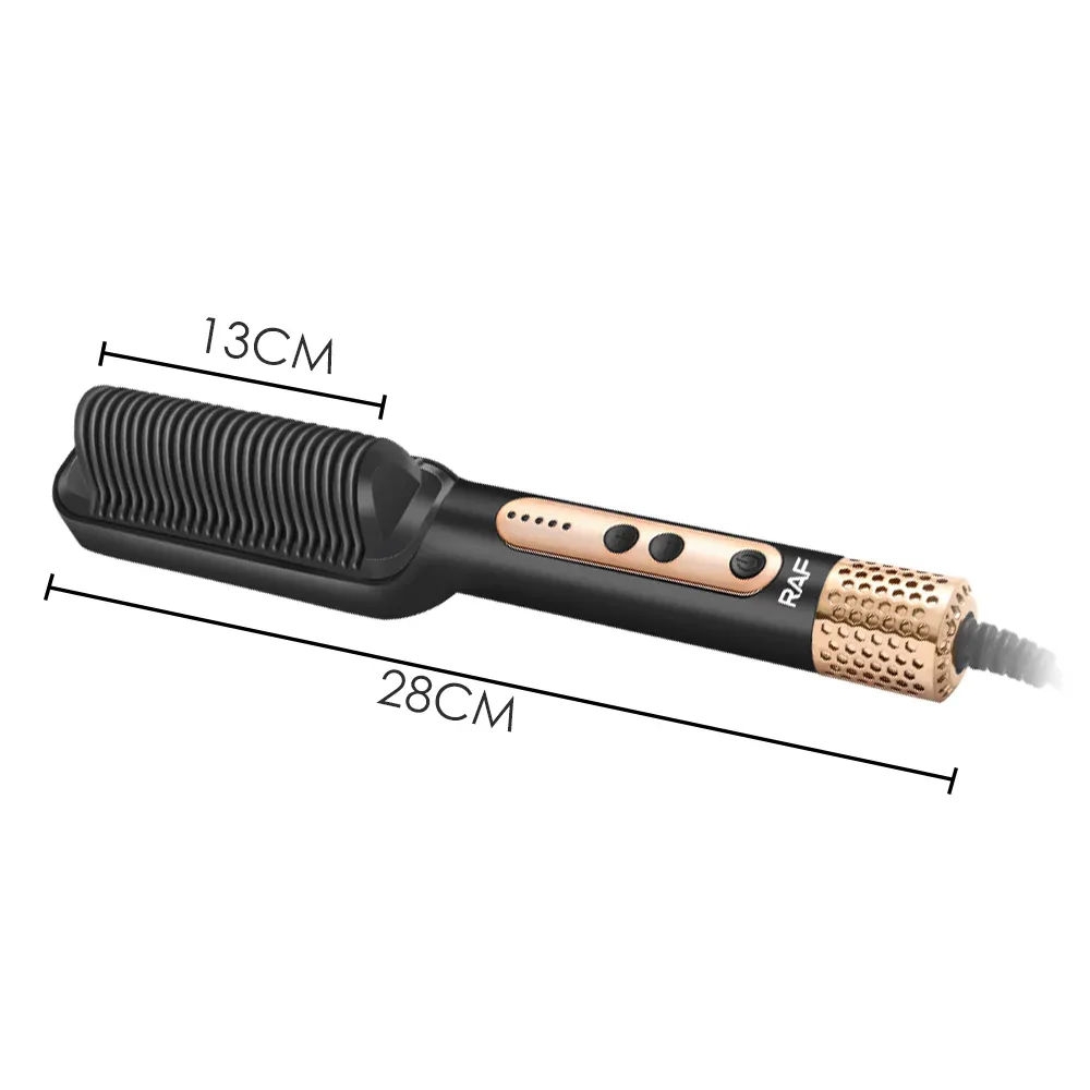 RAF Hair Straightener Brush 45W - red β photo 8