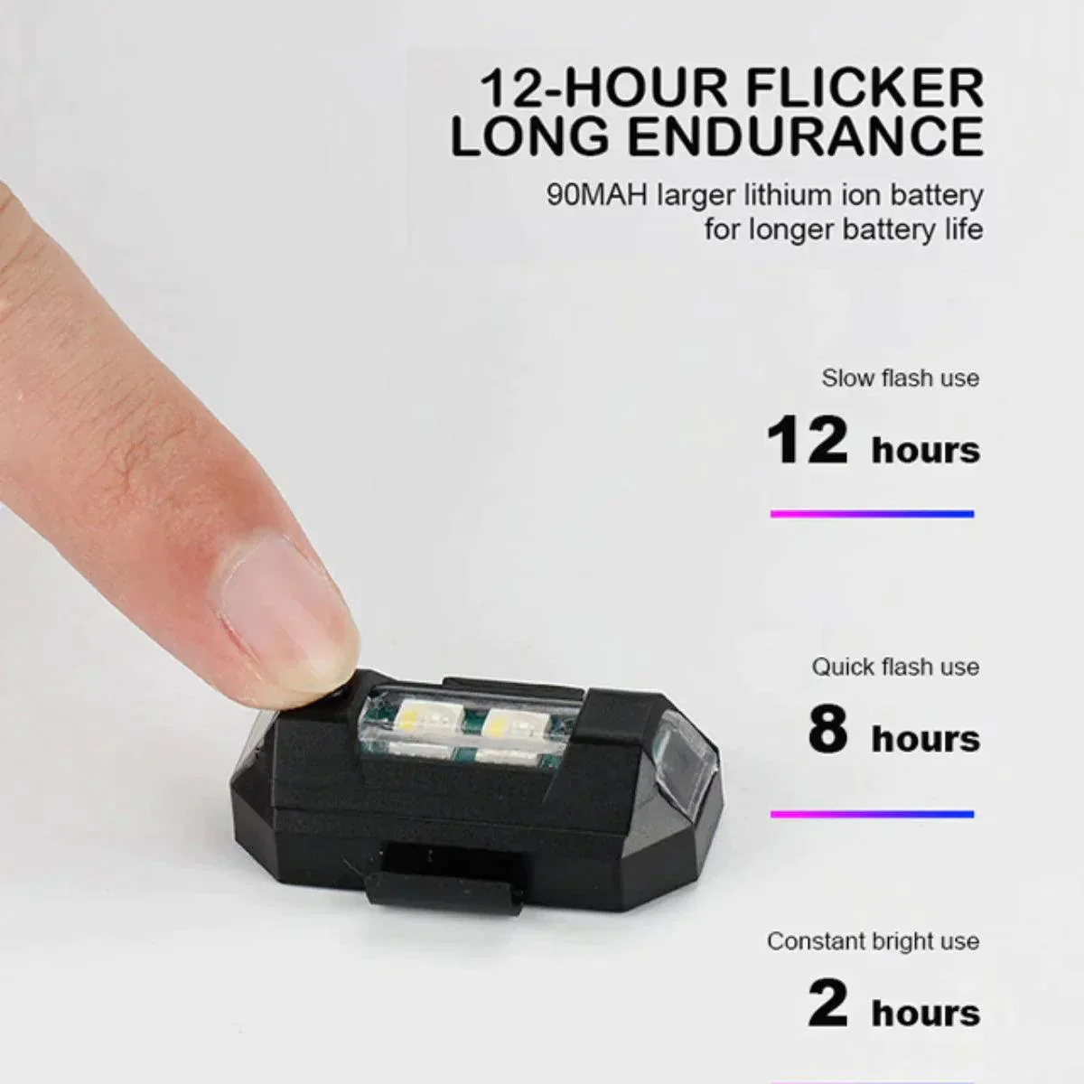Car Strobe Lights USB Charging Emergency Lights - 2 Pieces β photo 4