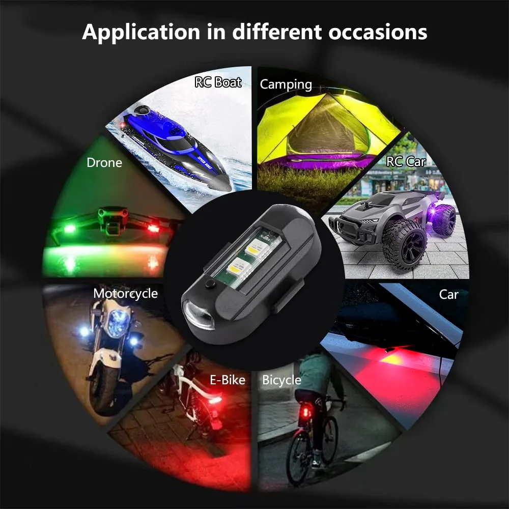 Car Strobe Lights USB Charging Emergency Lights - 2 Pieces β photo 6