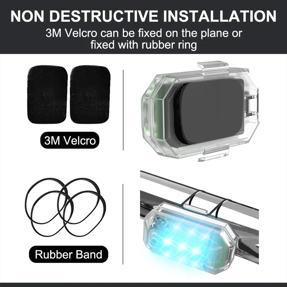 Waterproof Car Led Strobe Light With Remote Control - 4 Led β photo 4