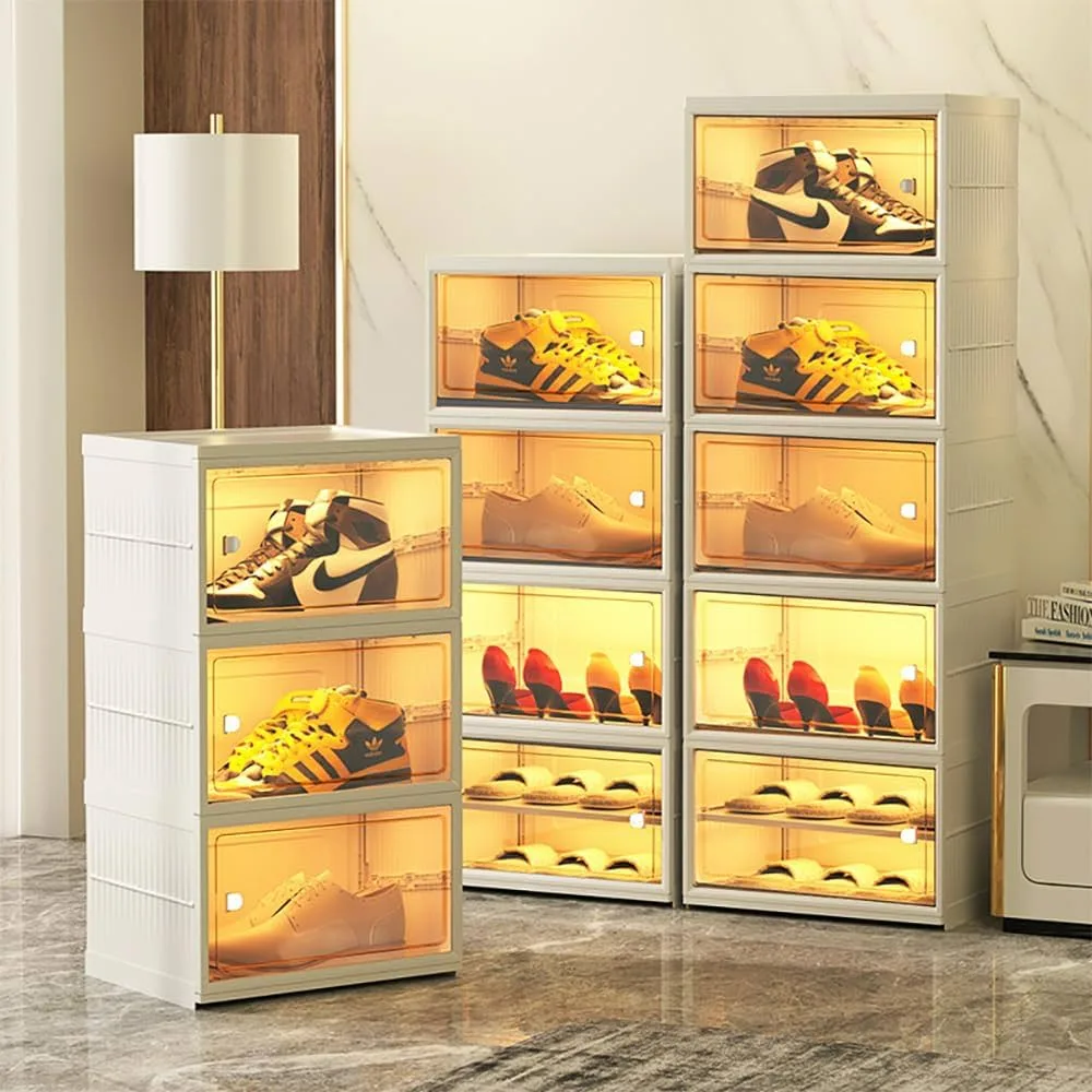 6 Layers Modern Simplicity Transparent Shoe Box Drawer - 6 layer AS-433