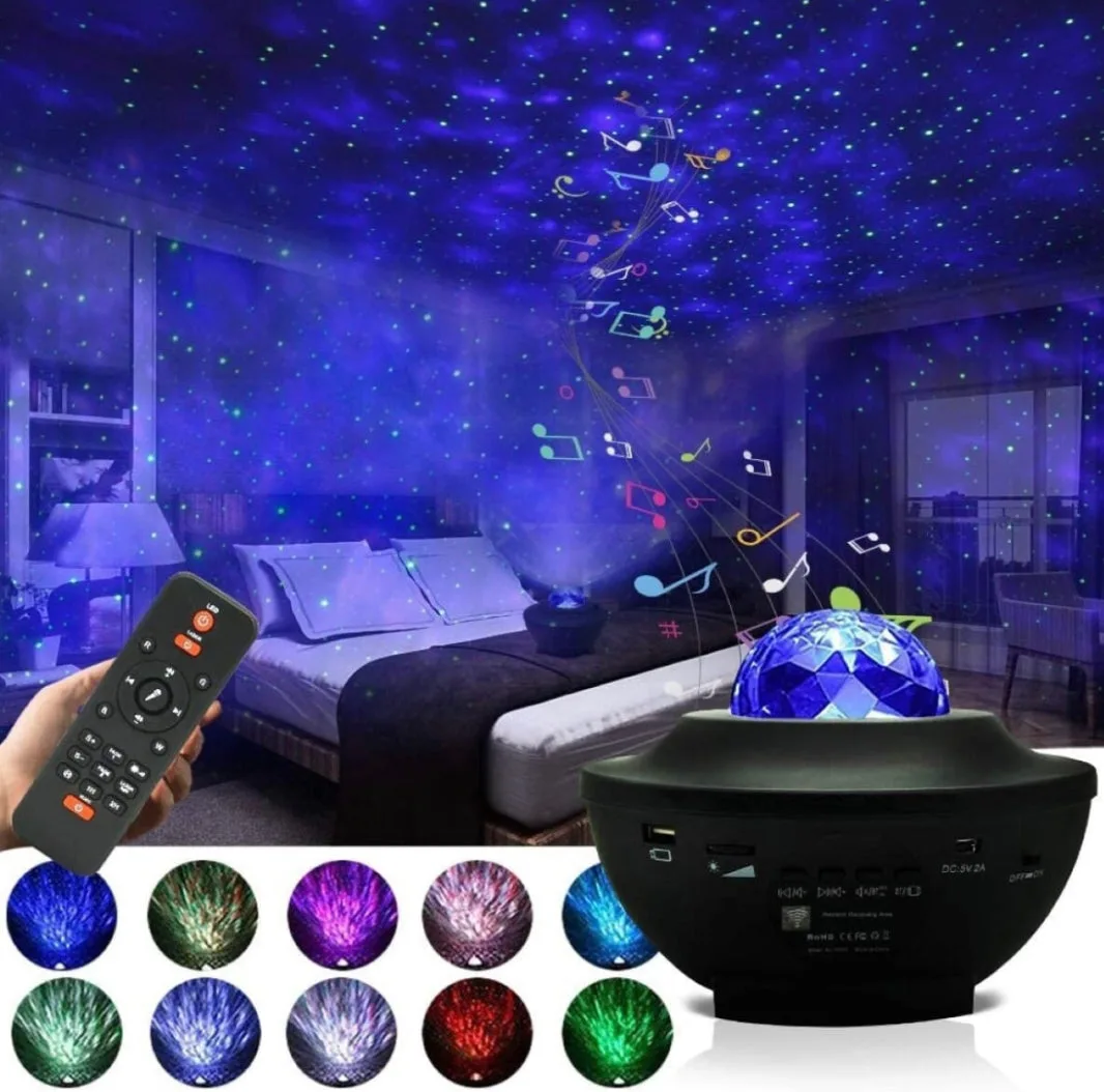 Galaxy Projector With Speaker - With AAA Battery