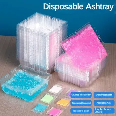 Disposable Ashtrays with Water Sands Gel - 10 piece β photo 5