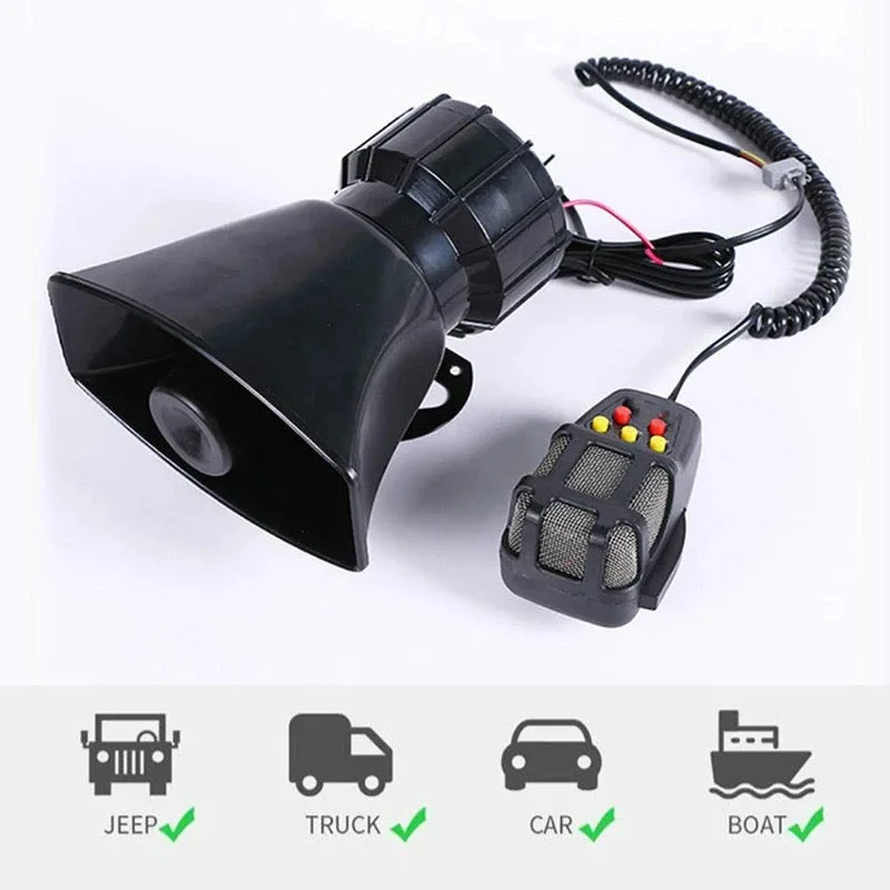 Car Siren Electronic Horn 100Watt - Wireless Remote ( Without microphone ) — photo 2