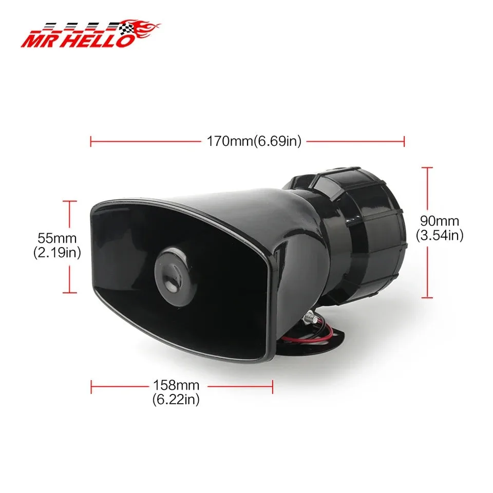 Car Siren Electronic Horn 100Watt - Wireless Remote ( Without microphone ) — photo 4