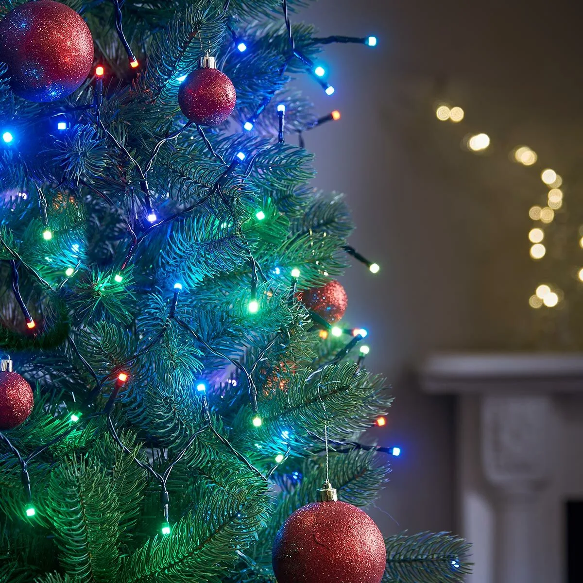 CHRISTMAS TREE LED DECORATIVE LIGHTS 100-200-400-500 Led - Colorful Color 400 Led 24 Meter — photo 2