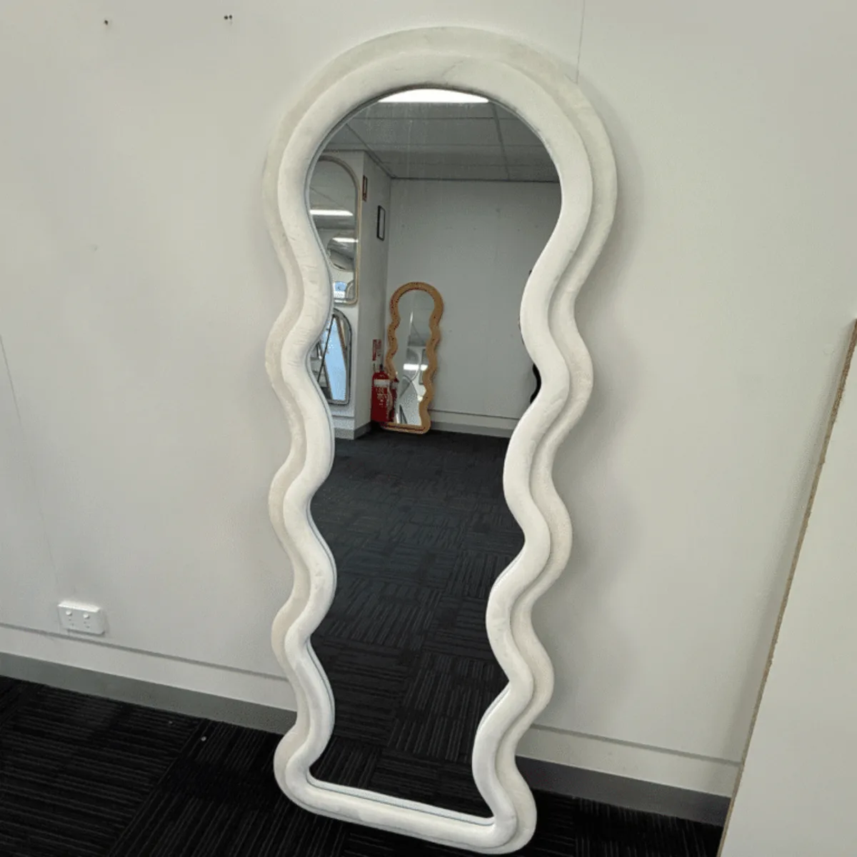 Mirror Standing Hanging Leaning Wall Bedroom - K-188-Silver β photo 7