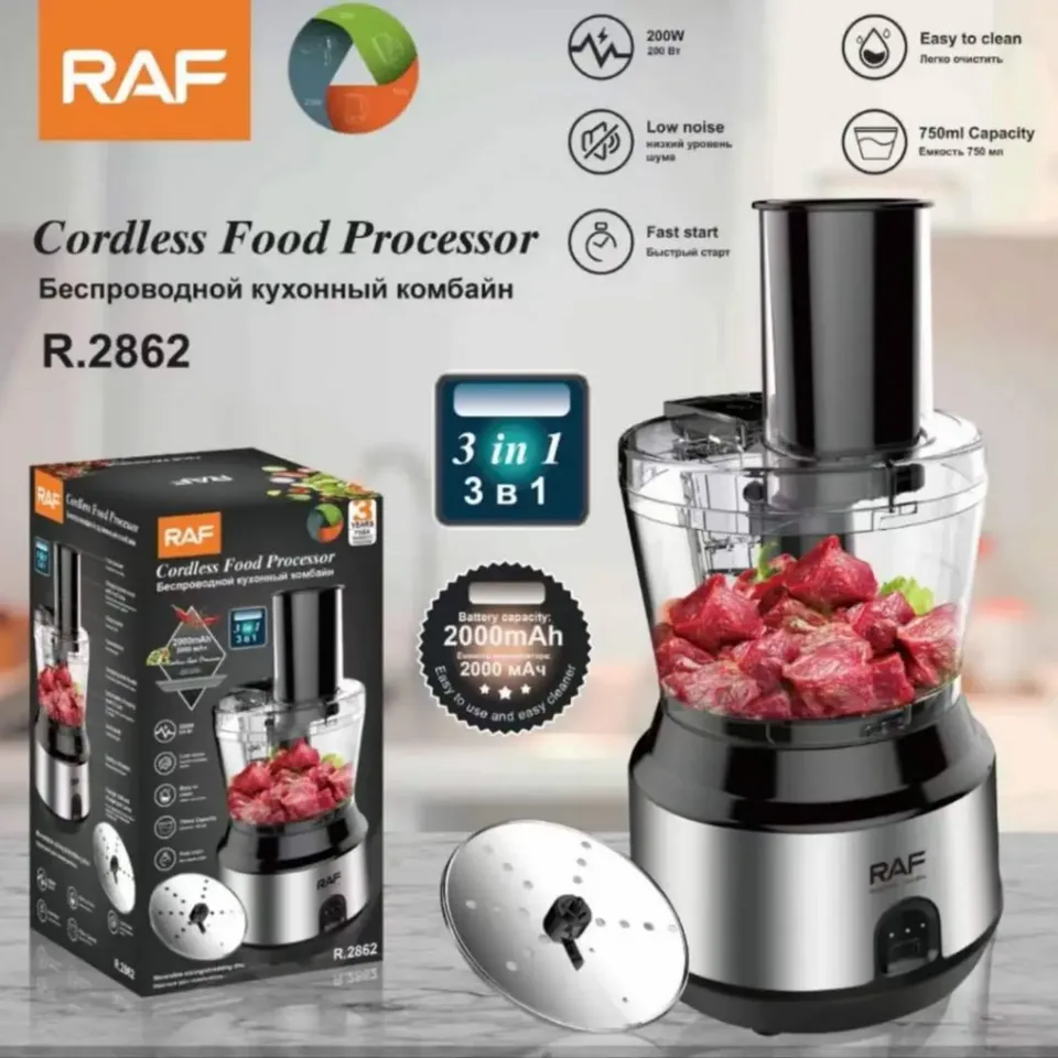 Raf Food Processor - R2872 - WITH CORD 600W