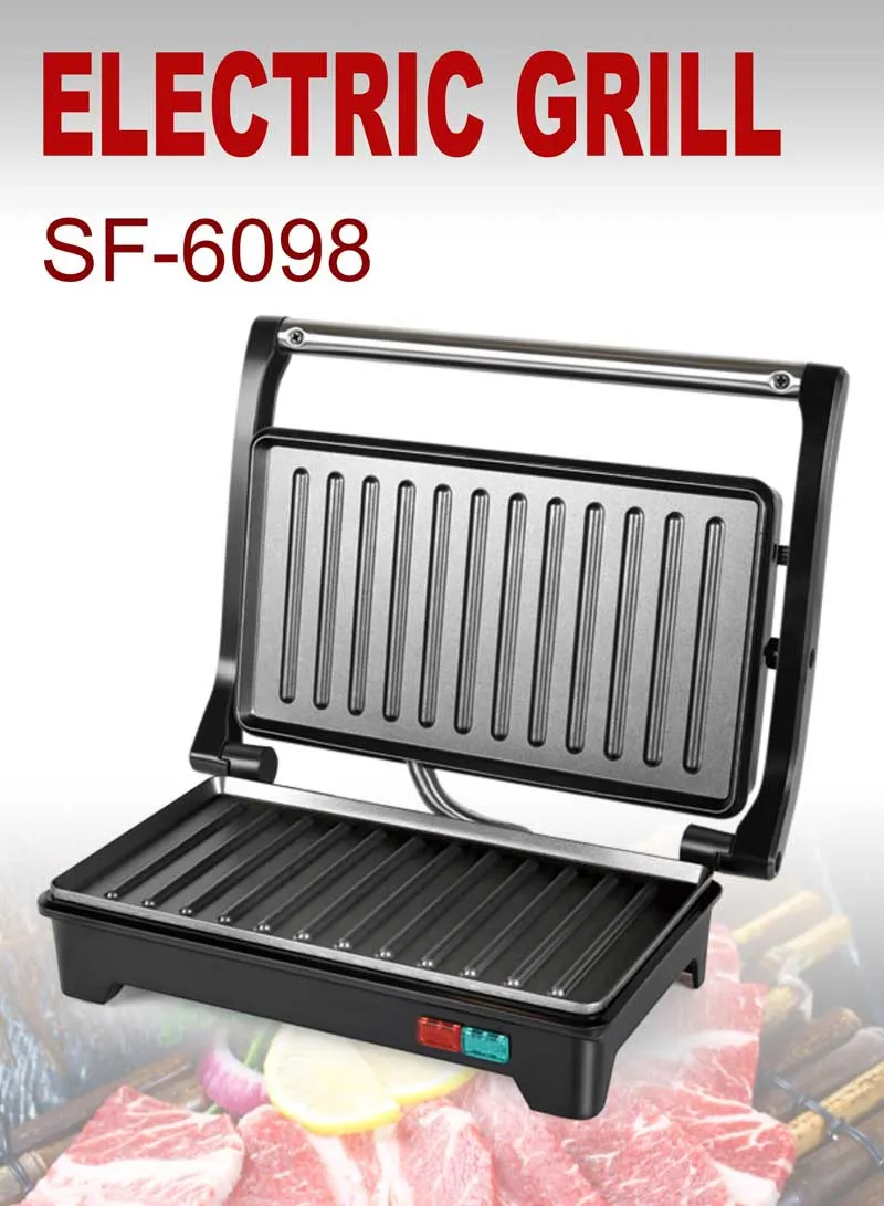 Non-Stick Stainless Steel Electric Grill, Adjustable Temperature Control Electric Grill β photo 4