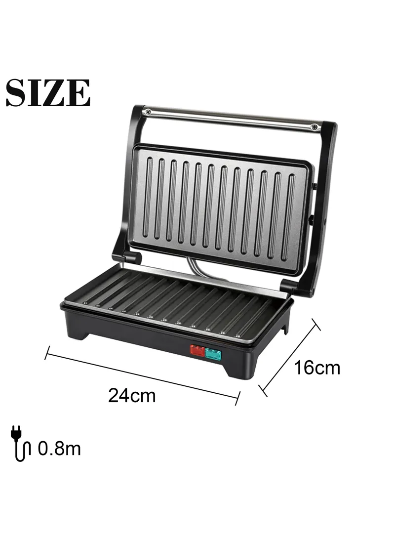 Non-Stick Stainless Steel Electric Grill, Adjustable Temperature Control Electric Grill — photo 9