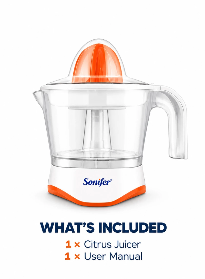 1L 25W Electric Citrus Juicer with Bidirectional Rotation & Pulp Control - Orange — photo 8