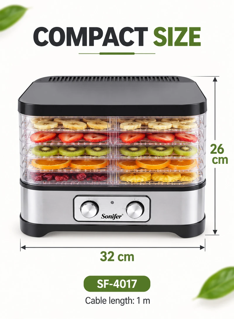 5-Layer Low Temperature Food Dehydrator Dryer With Trays — photo 2